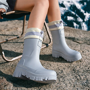 Bottes de Pluie Imperméables pour Femmes - Ajustables et Antidérapantes pour Confort