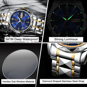 Montre Lumineuse Étanche pour Hommes - Idéale pour Activités de Plein Air
