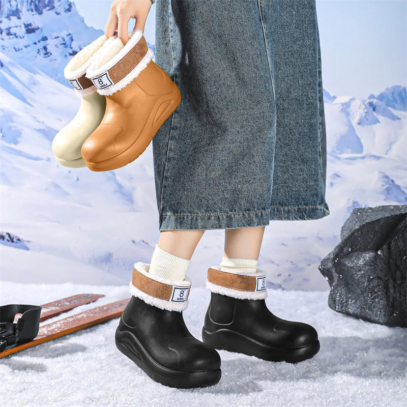 Bottes de Neige Imperméables pour Femmes - Confort et Protection par Temps Froid