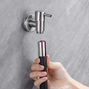 Robinet Mural Salle de Bain - Design Élégant en Acier Inoxydable