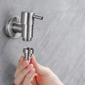 Robinet Mural Salle de Bain - Design Élégant en Acier Inoxydable