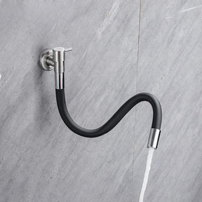 Robinet Mural Salle de Bain - Design Élégant en Acier Inoxydable