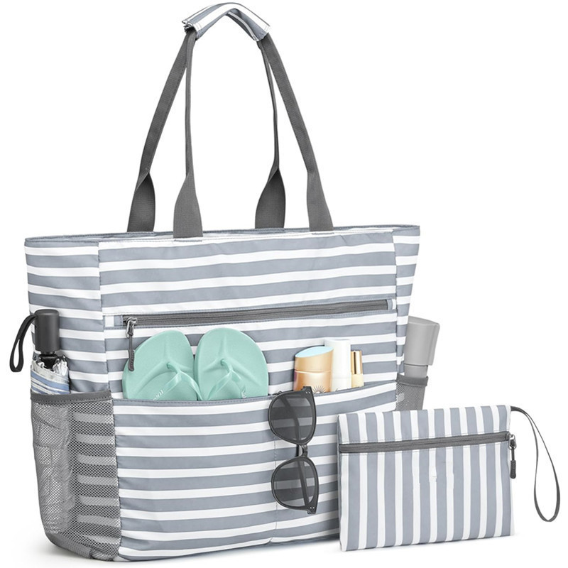 Sac de Plage Étanche Spacieux - Organisation Facile et Transport Pratique
