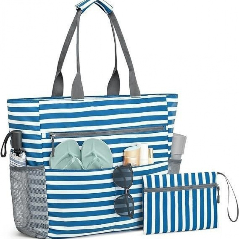 Sac de Plage Étanche Spacieux - Organisation Facile et Transport Pratique