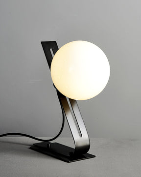 Lampe de Bureau en Laiton et Verre - Élégance et Lumière Ambiante chaleureuse