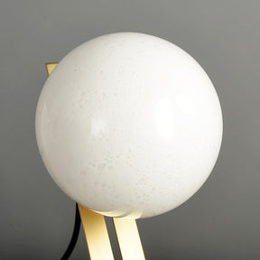 Lampe de Bureau en Laiton et Verre - Élégance et Lumière Ambiante chaleureuse