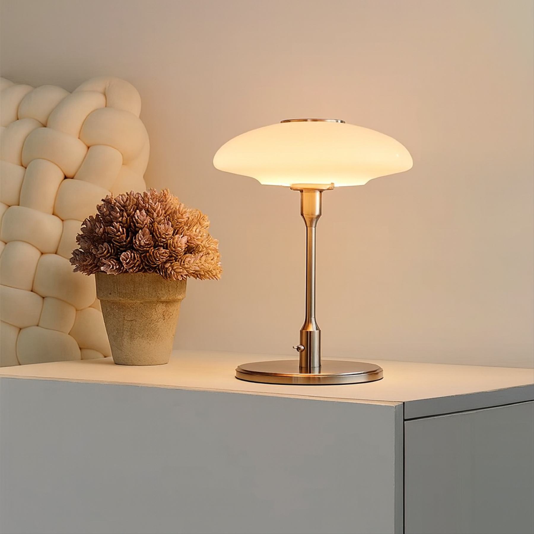 Lampe de Table Scandinave Moderne - Élégance et Atmosphère Chaleureuse