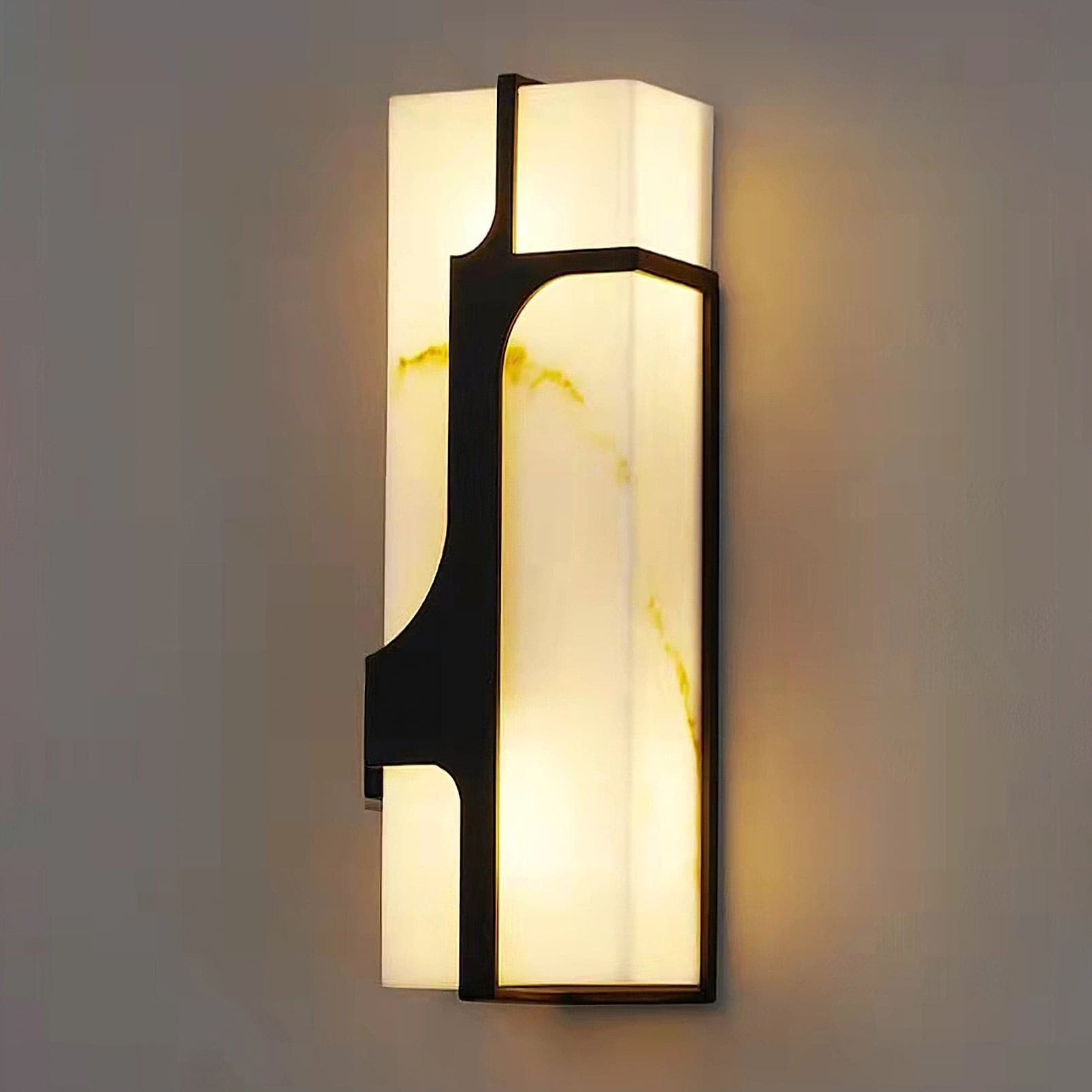 Applique Murale Art Déco en Marbre - Élégance Luxueuse et Durable