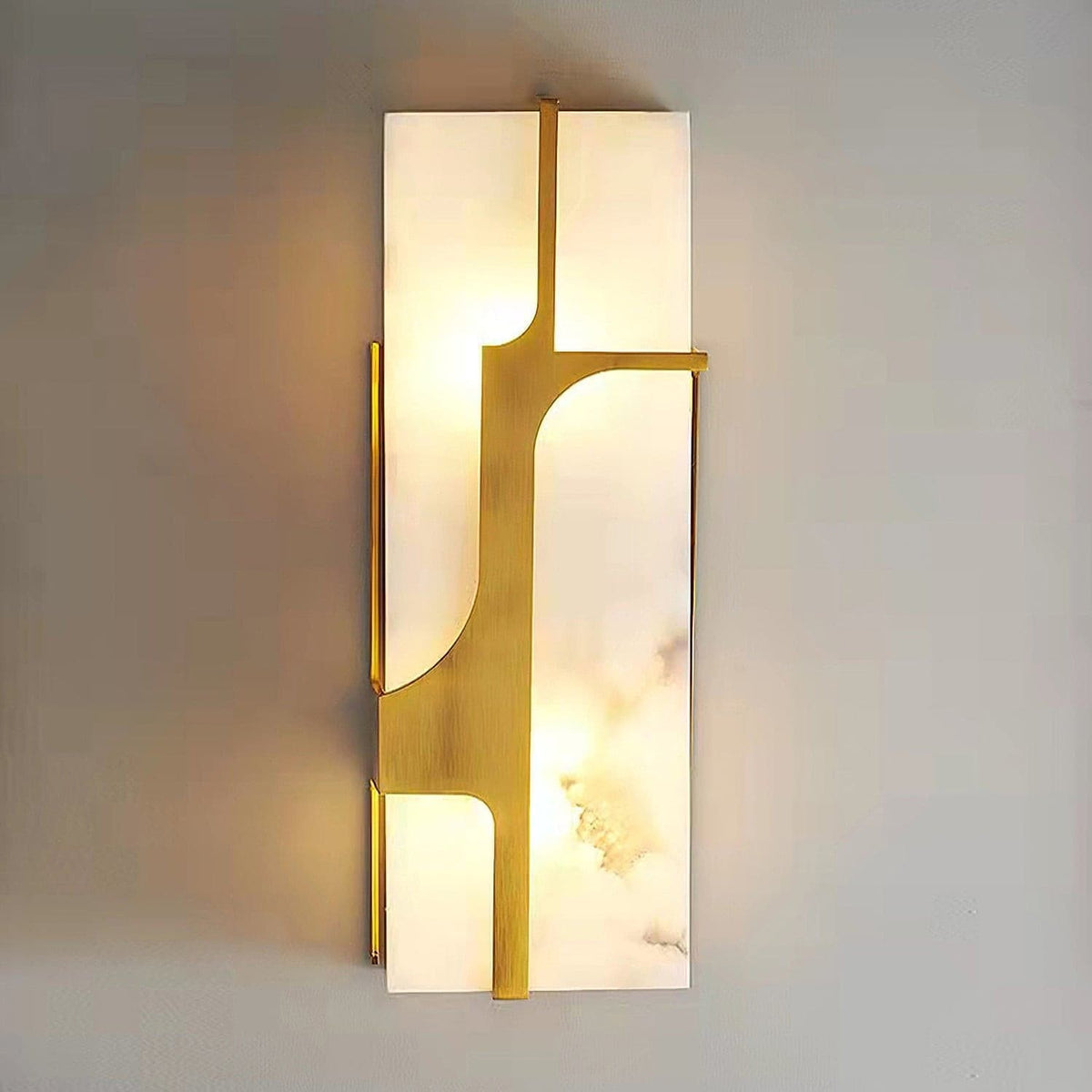 Applique Murale Art Déco en Marbre - Élégance Luxueuse et Durable