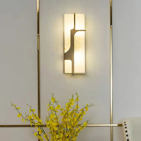 Applique Murale Art Déco en Marbre - Élégance Luxueuse et Durable