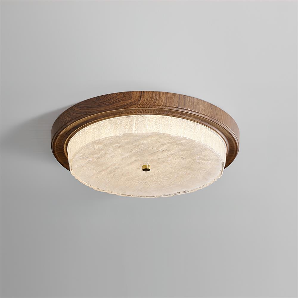 Plafonnier Moderne en Métal et Verre - Éclairage Intime et Élégant