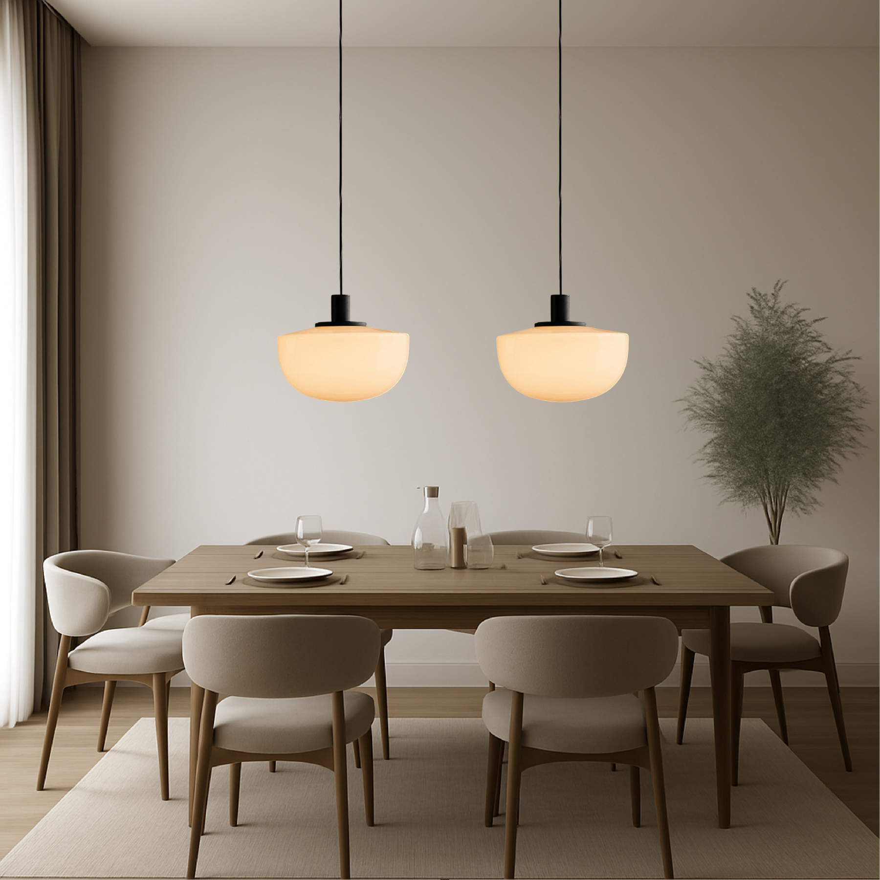 Lampe Suspendue LED Italienne - Design Élégant et Atmosphère Chaleureuse