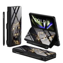 Étui en Cuir Antichoc pour Galaxy Z Fold - Protection Ultime avec Support et Emplacement pour Cartes
