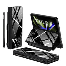 Étui en Cuir Antichoc pour Galaxy Z Fold - Protection Ultime avec Support et Emplacement pour Cartes