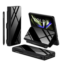 Étui en Cuir Antichoc pour Galaxy Z Fold - Protection Ultime avec Support et Emplacement pour Cartes