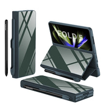 Étui en Cuir Antichoc pour Galaxy Z Fold - Protection Ultime avec Support et Emplacement pour Cartes