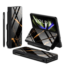 Étui en Cuir Antichoc pour Galaxy Z Fold - Protection Ultime avec Support et Emplacement pour Cartes