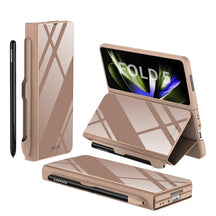 Étui en Cuir Antichoc pour Galaxy Z Fold - Protection Ultime avec Support et Emplacement pour Cartes