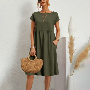 Robe d'Été Élégante pour Femmes - Polyester Écologique et Confort Optimal