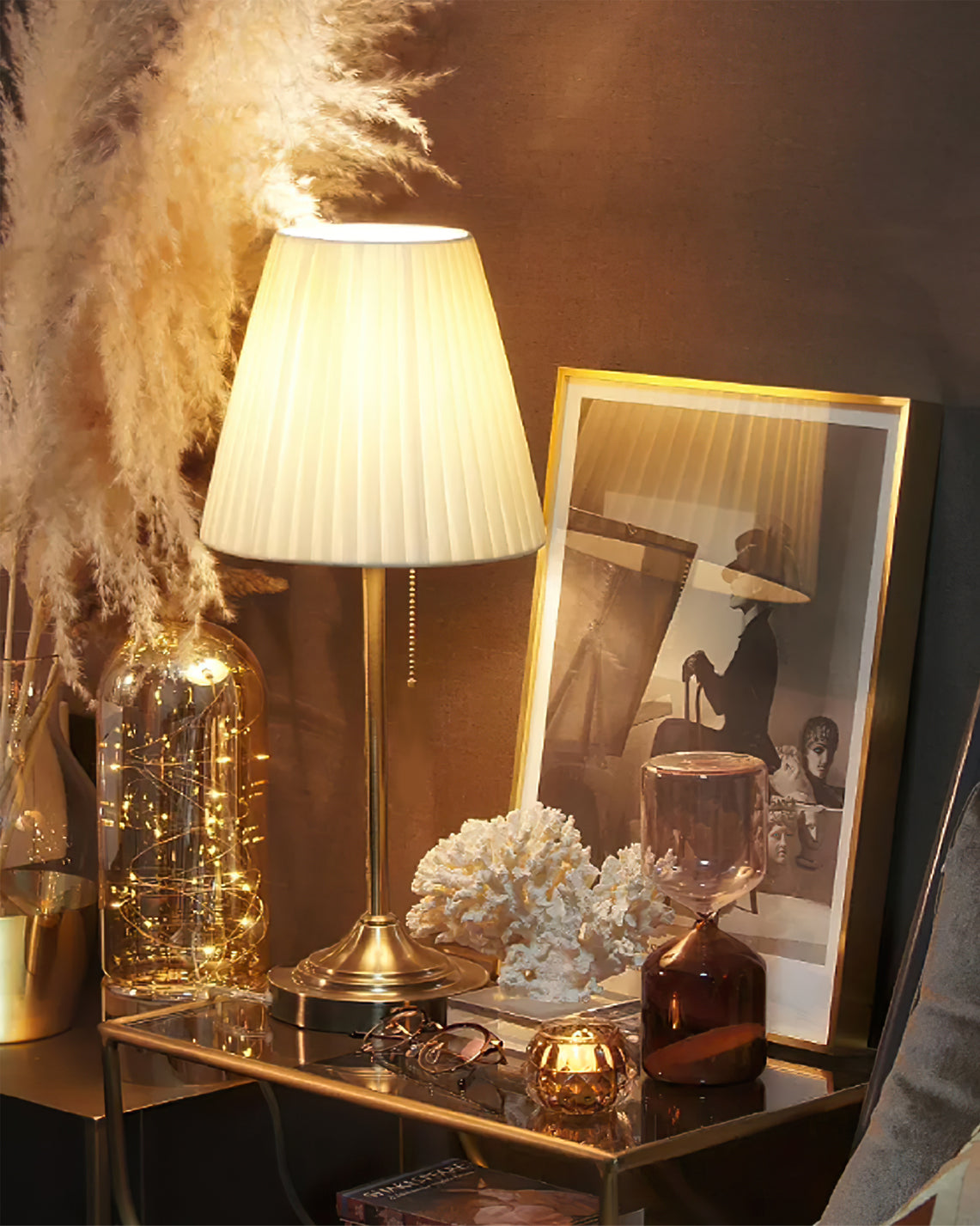 Lampe de Table Moderne en Métal - Éclairage Chaleureux et Style Élégant