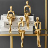 Figurines Abstraites Élégantes - Décor Contemporain pour Maison Moderne