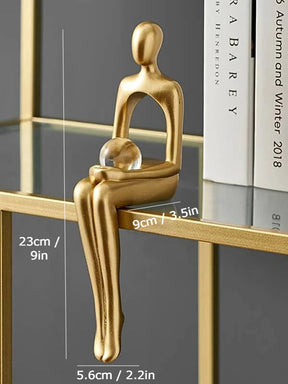 Figurines Abstraites Élégantes - Décor Contemporain pour Maison Moderne
