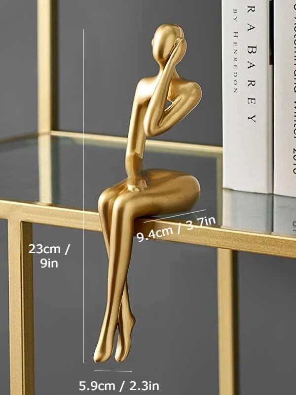 Figurines Abstraites Élégantes - Décor Contemporain pour Maison Moderne