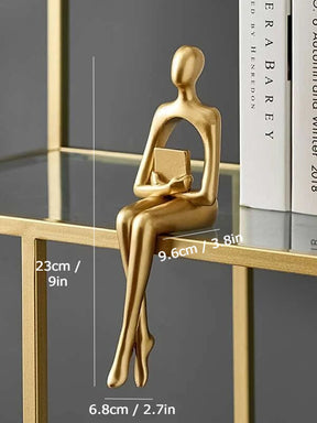 Figurines Abstraites Élégantes - Décor Contemporain pour Maison Moderne