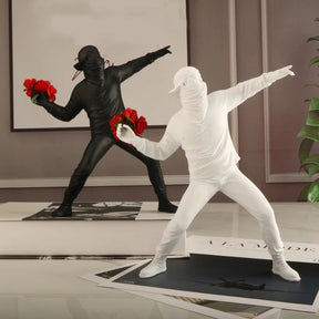 Mural en Résine avec Fleurs - Décoration Élégante pour Salon