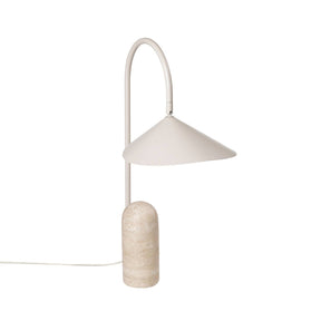 Lampe de Table Ajustable Contemporaine - Design Élégant en Marbre et Métal