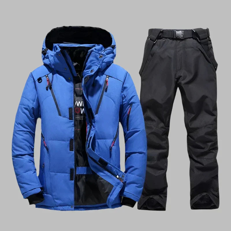 Combinaison de Ski Imperméable pour Hommes - Isolation Premium et Protection Contre le Froid