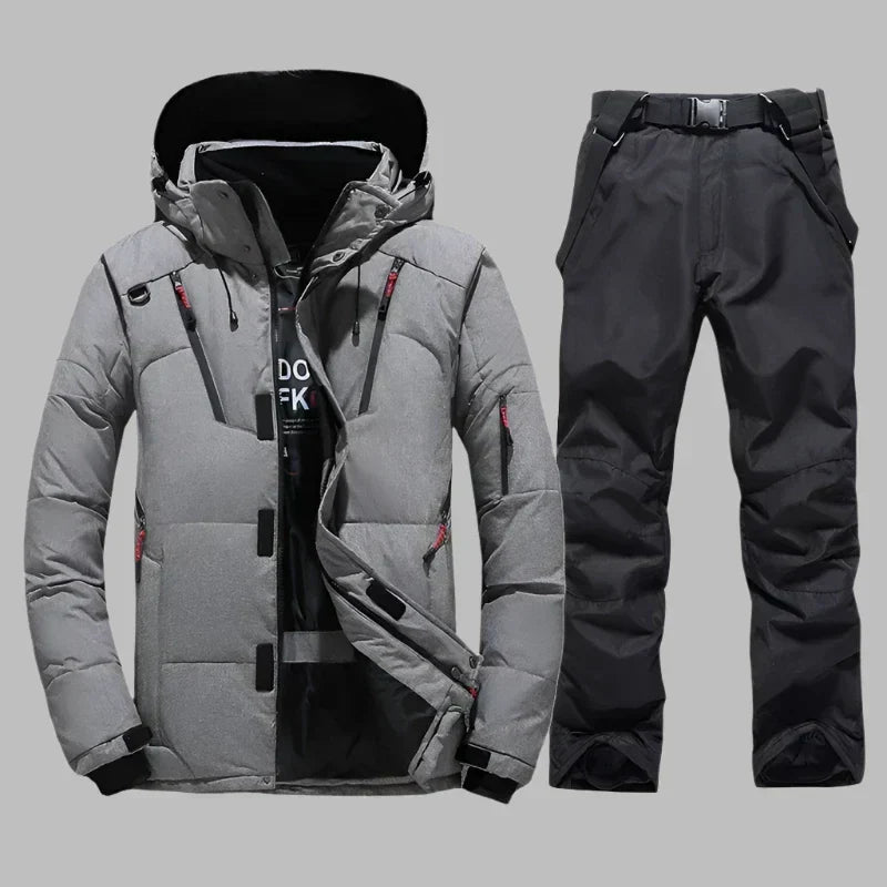 Combinaison de Ski Imperméable pour Hommes - Isolation Premium et Protection Contre le Froid