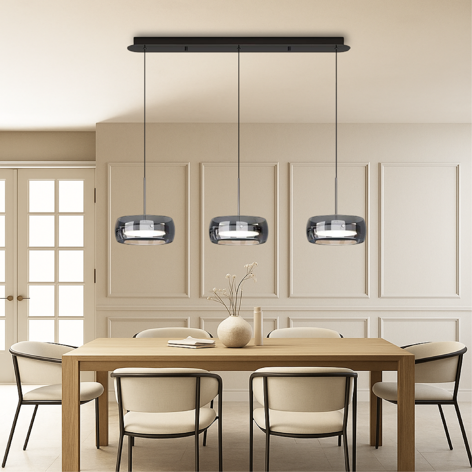 Lampe Suspendue LED Moderne - Design Élégant et Réglable