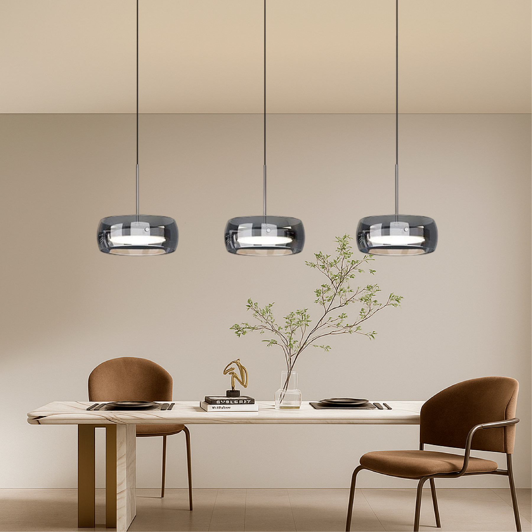 Lampe Suspendue LED Moderne - Design Élégant et Réglable