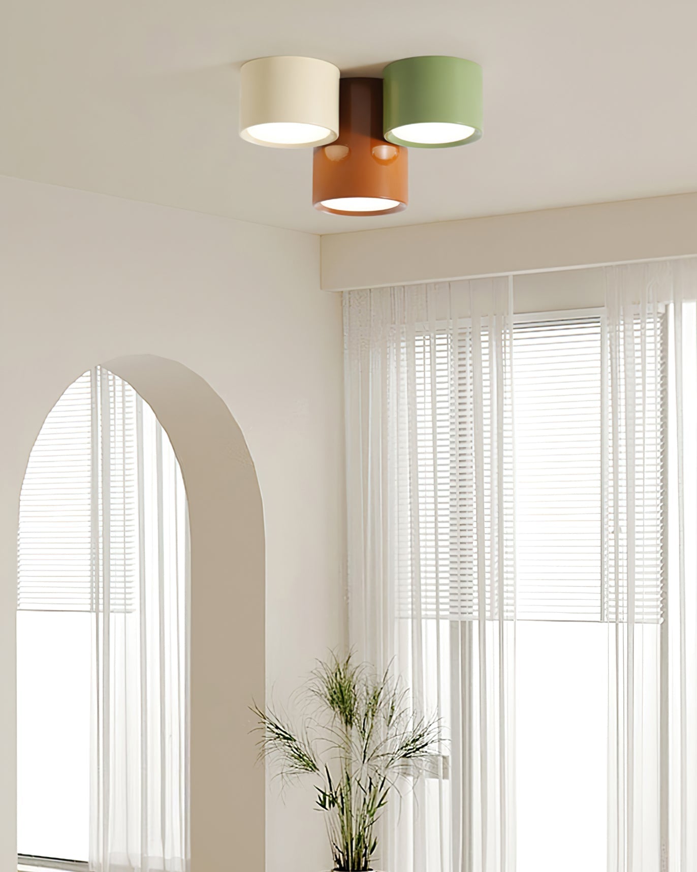 Lampe de Plafond Moderne - Éclairage Doux et Design Élégant