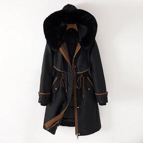Veste d'Hiver à Capuche pour Femmes - Protection Contre le Vent et Pratique