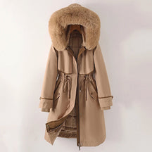 Veste d'Hiver à Capuche pour Femmes - Protection Contre le Vent et Pratique