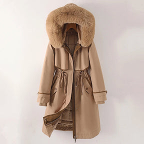 Veste d'Hiver à Capuche pour Femmes - Protection Contre le Vent et Pratique