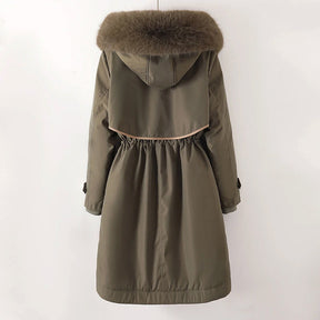 Veste d'Hiver à Capuche pour Femmes - Protection Contre le Vent et Pratique