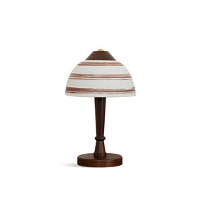 Lampe de Bureau LED en Noyer - Éclairage Chic et Économe en Énergie