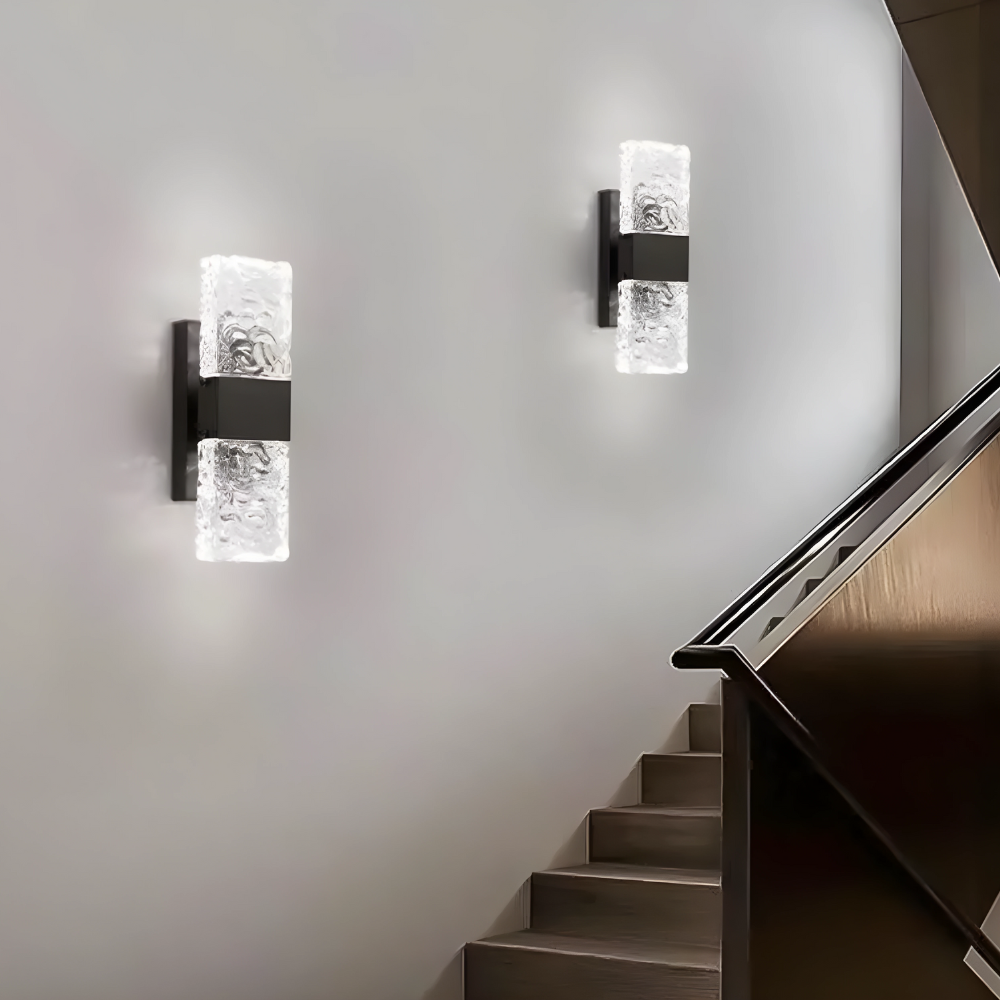 Applique Murale en Cristal LED - Éclat Raffiné et Économie d'Énergie