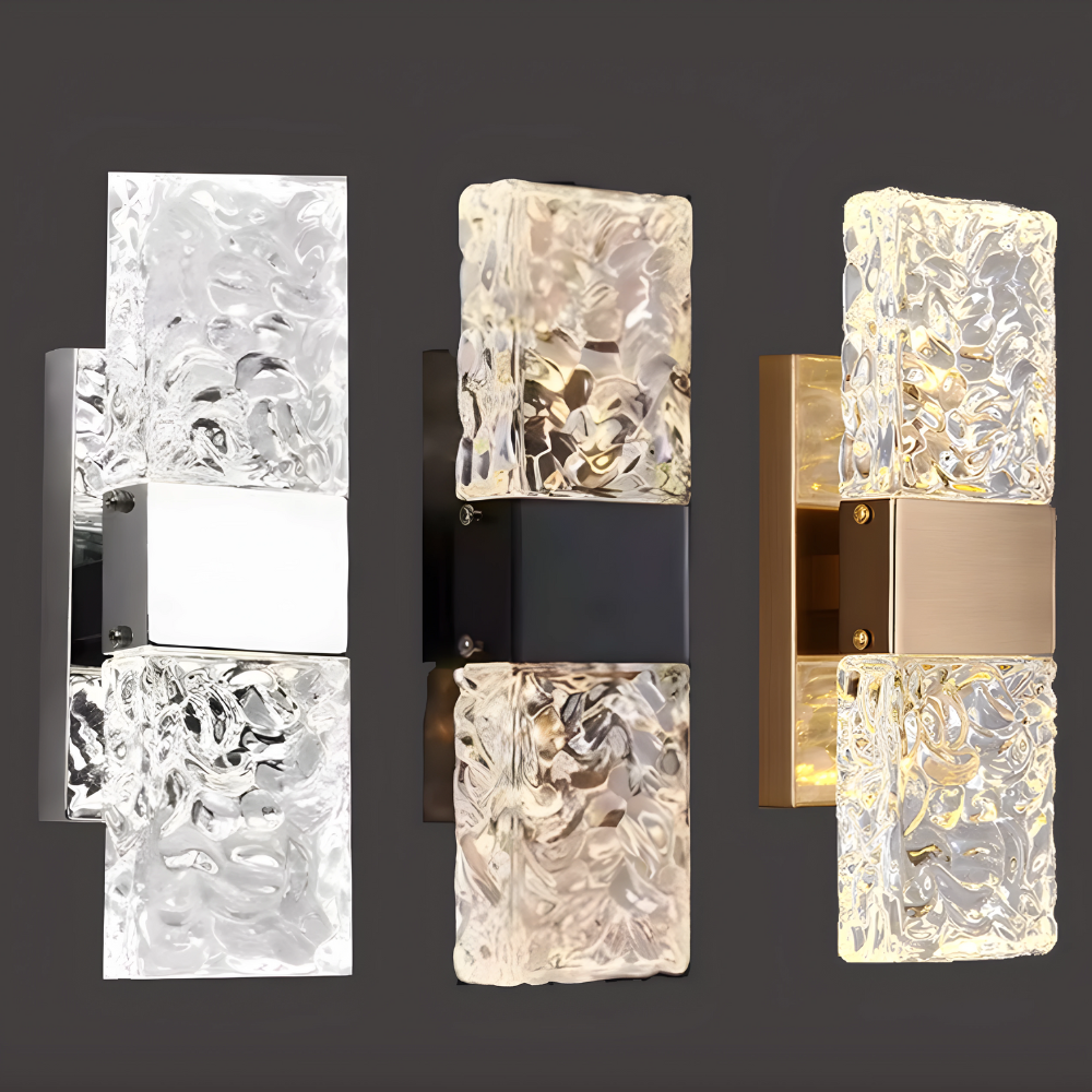 Applique Murale en Cristal LED - Éclat Raffiné et Économie d'Énergie