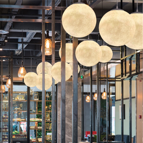 Lampe Suspendue à Motif de Lune - Ambiance Chaleureuse et Élégante