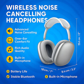 Casque Bluetooth Réduction de Bruit - Confort et Qualité Sonore Supérieure