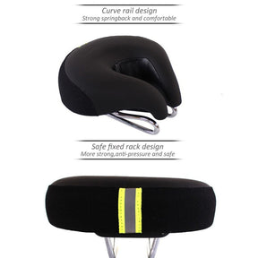Selle de Vélo Ergonomique - Confort et Absorption de Chocs