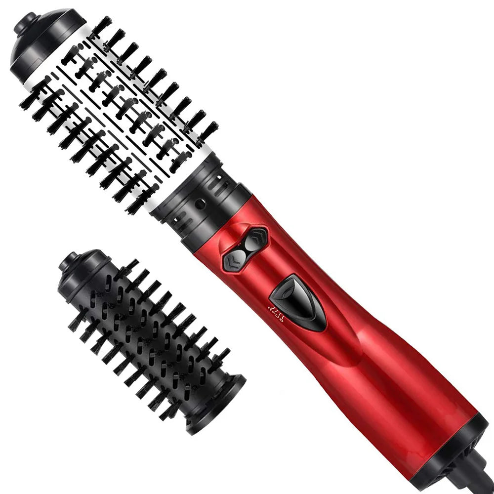 Sèche-Cheveux Rotatif 2-en-1 - Coiffage Rapide et Personnalisable
