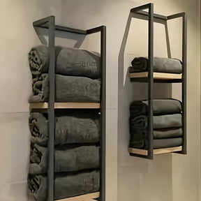 Porte-serviettes Mural en Acier Inoxydable | Élégance et Gain de Place pour Salle de Bain