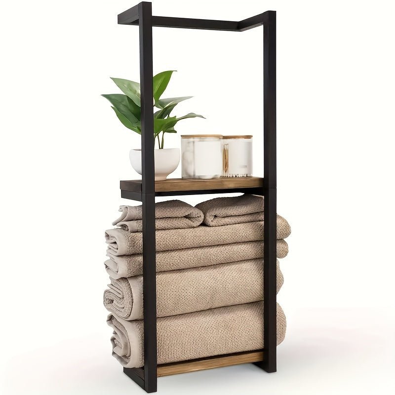 Porte-serviettes Mural en Acier Inoxydable | Élégance et Gain de Place pour Salle de Bain