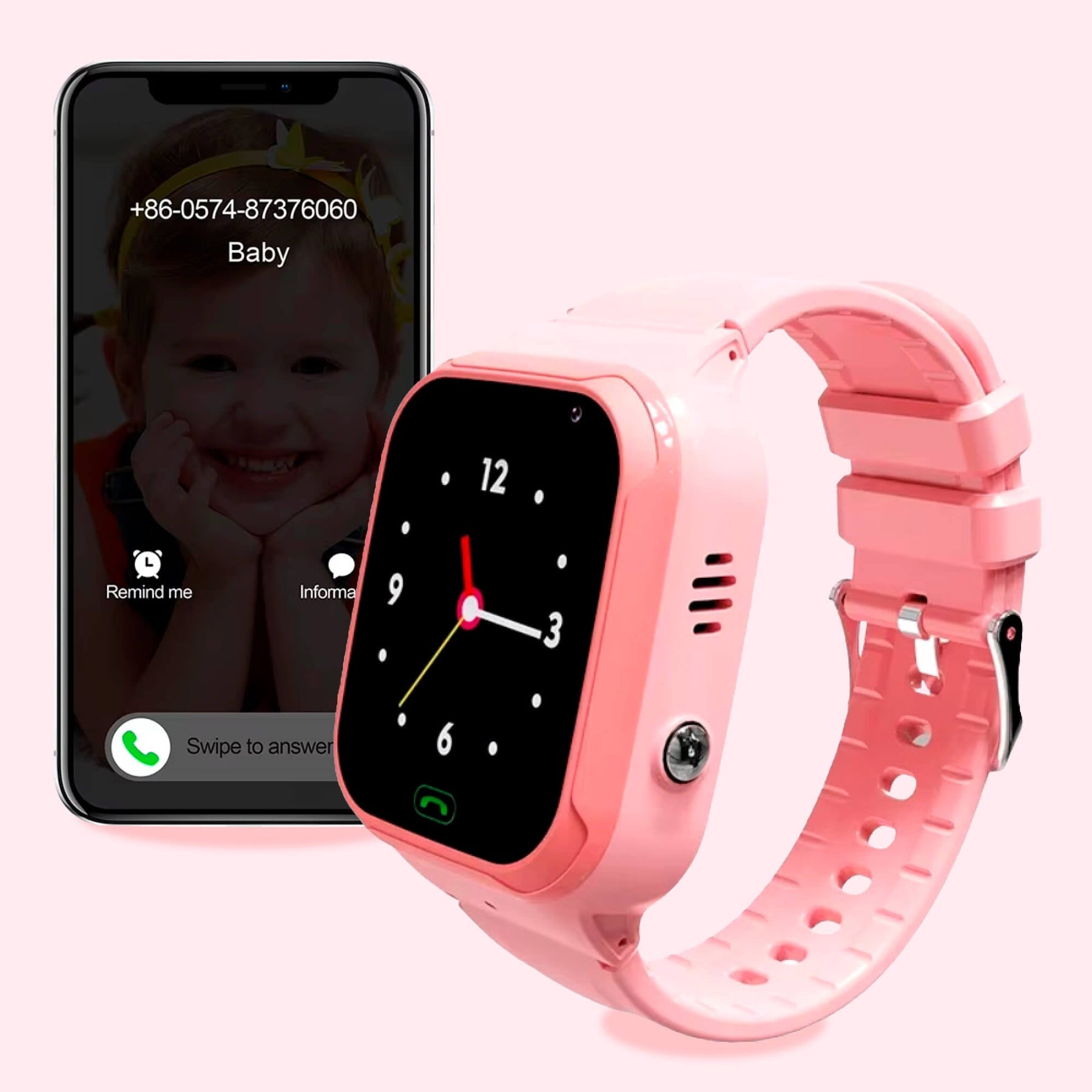Montre GPS pour Enfants | Étanche et Fonction SOS Intégrée