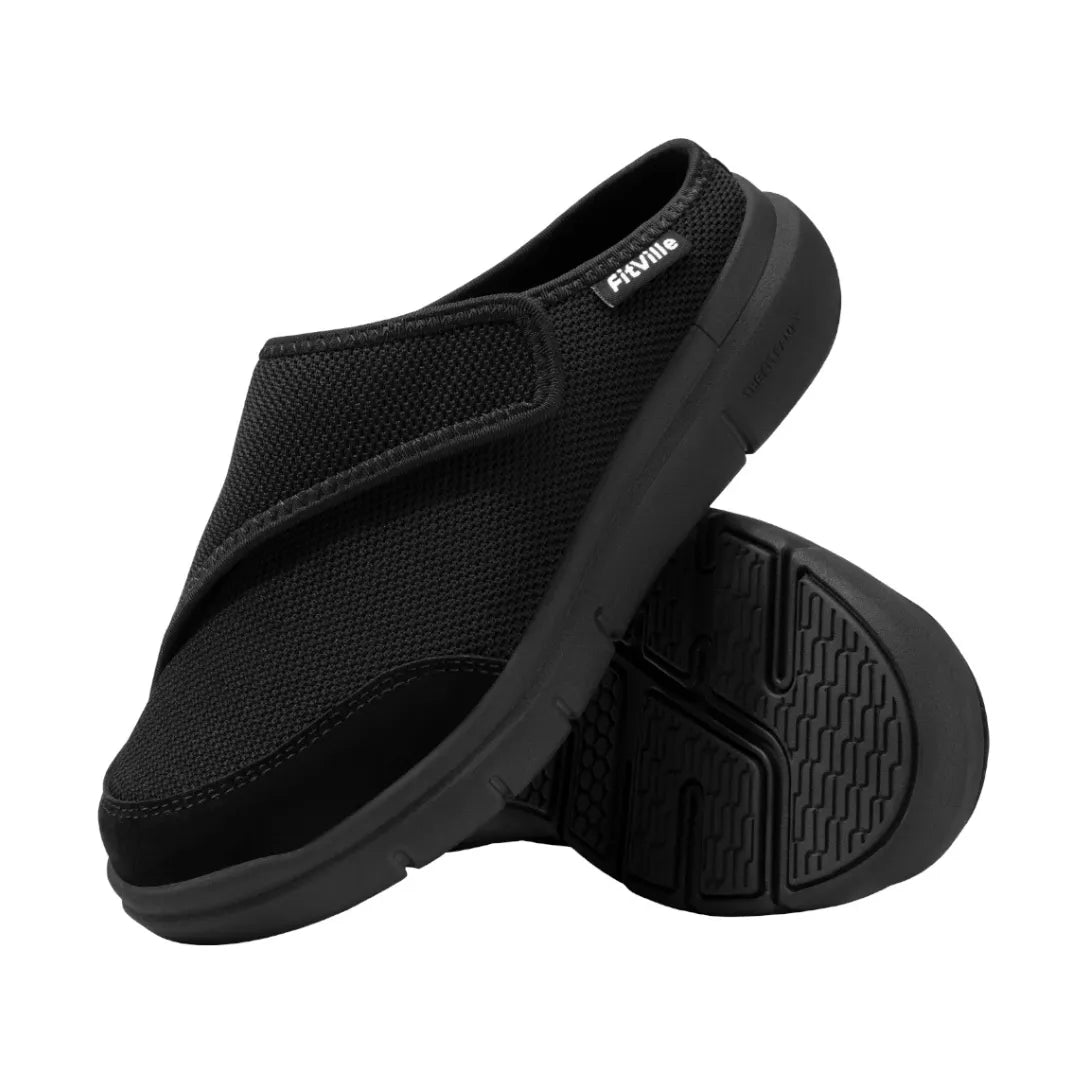 Chaussures de Récupération pour Pieds Sensibles | Extra Larges et Respirantes avec Amorti